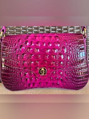 NWT Brahmin Nerida in SUGAR PLUM Shoulder Bag